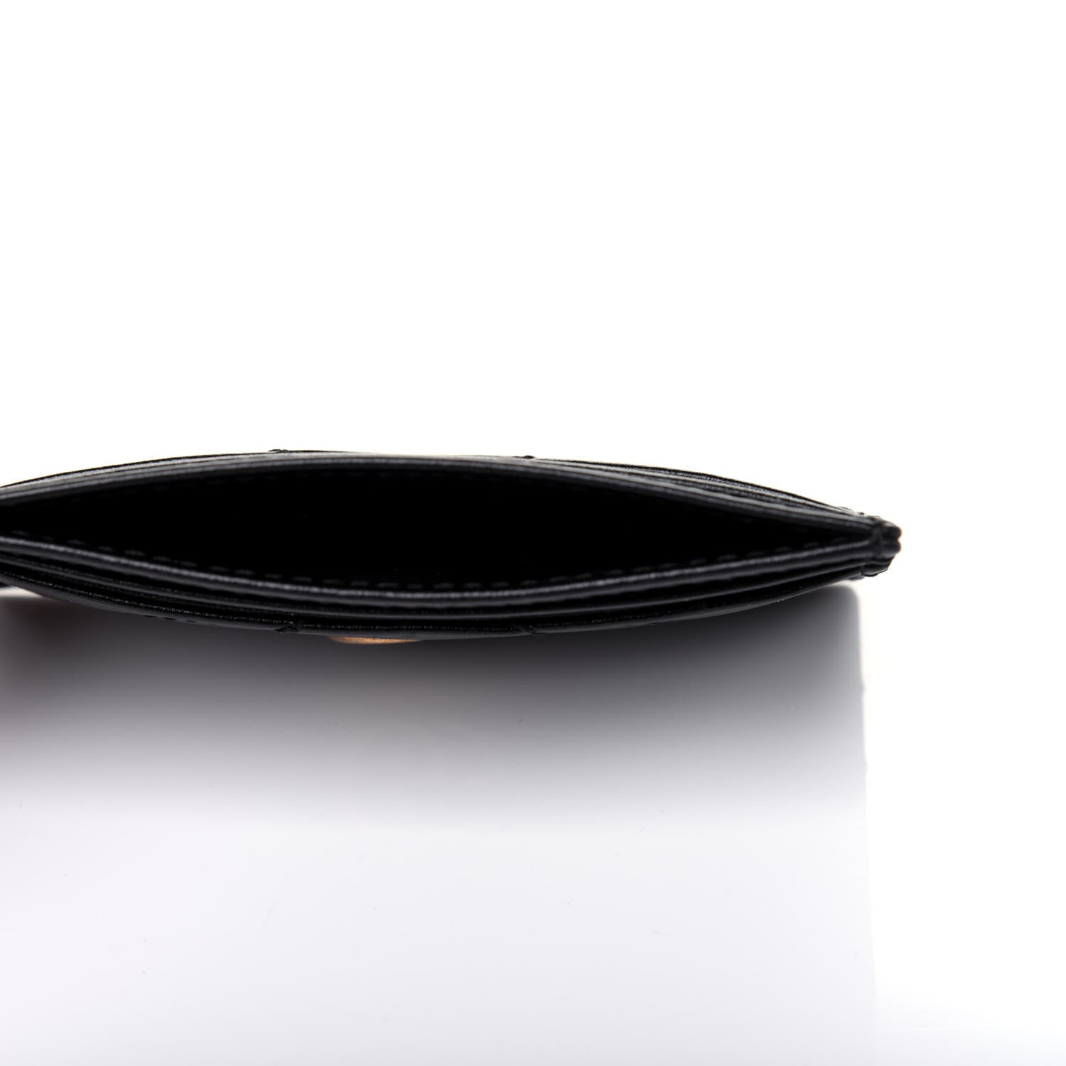 Gucci Calfskin Matelasse GG Marmont Card Holder Black 5 of 11