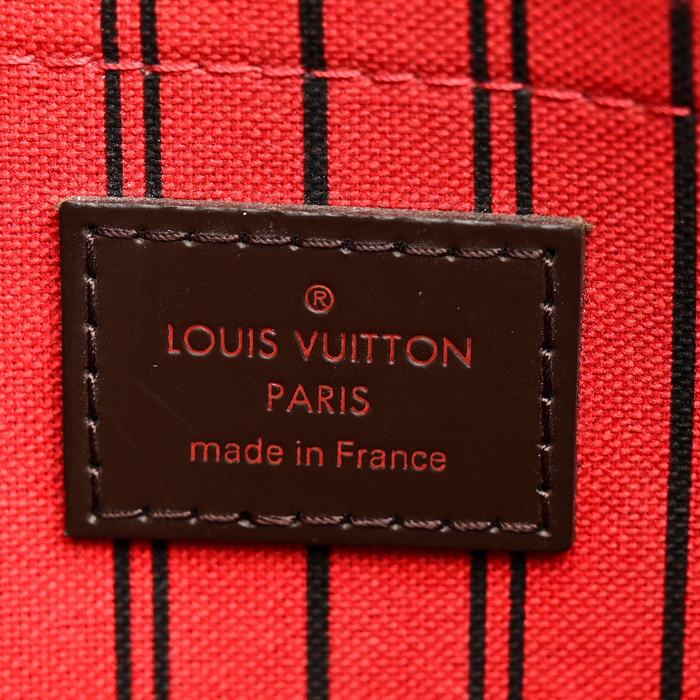 Damier Ebene Neverfull MM GM Pochette