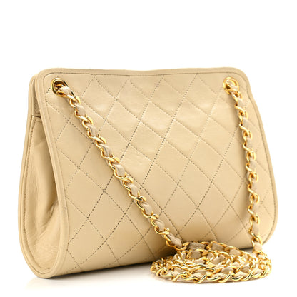 Chanel Calfskin Quilted Small Shoulder Bag Beige 4 of 13