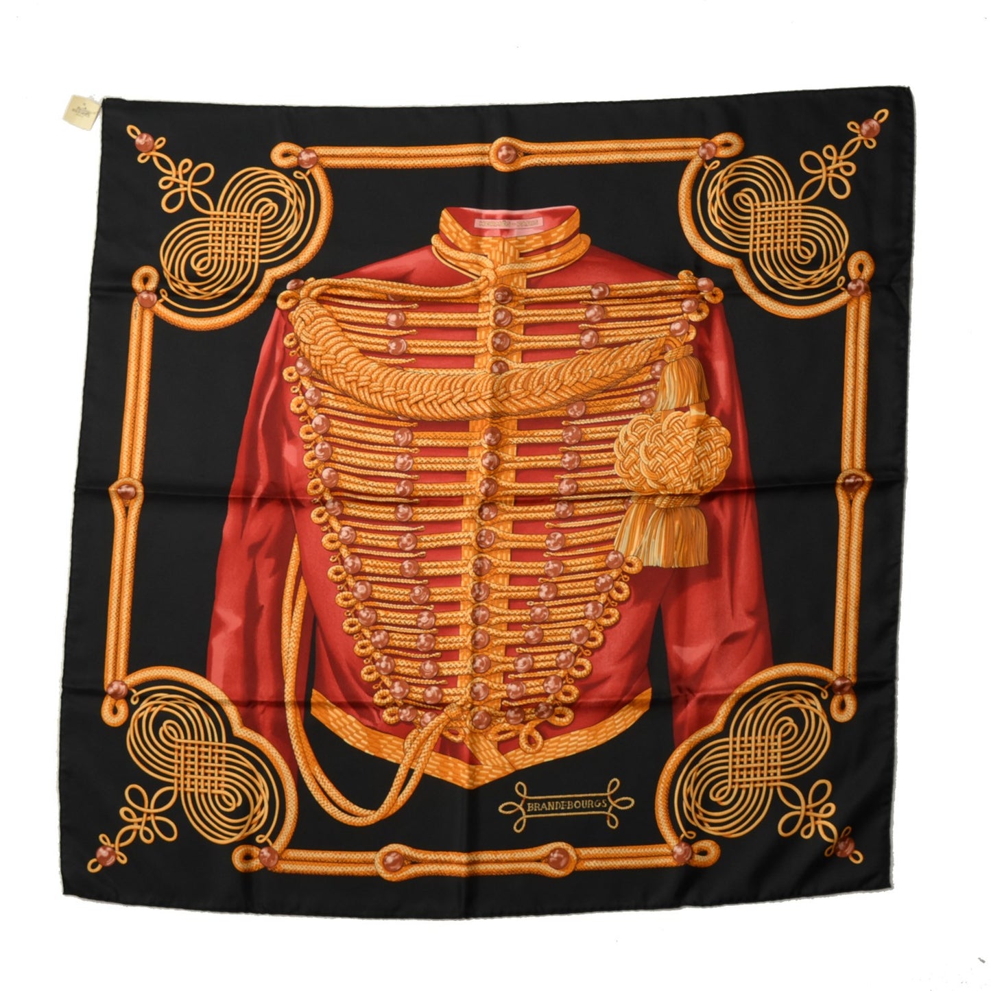 Silk Brandebourgs Scarf 90