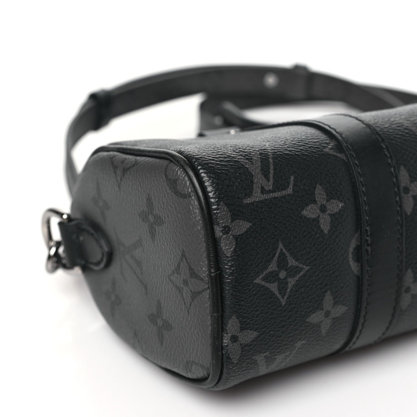 Reverse Monogram Eclipse Keepall XS Black