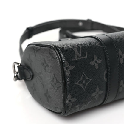Louis Vuitton Reverse Monogram Eclipse Keepall XS Black 8 of 10