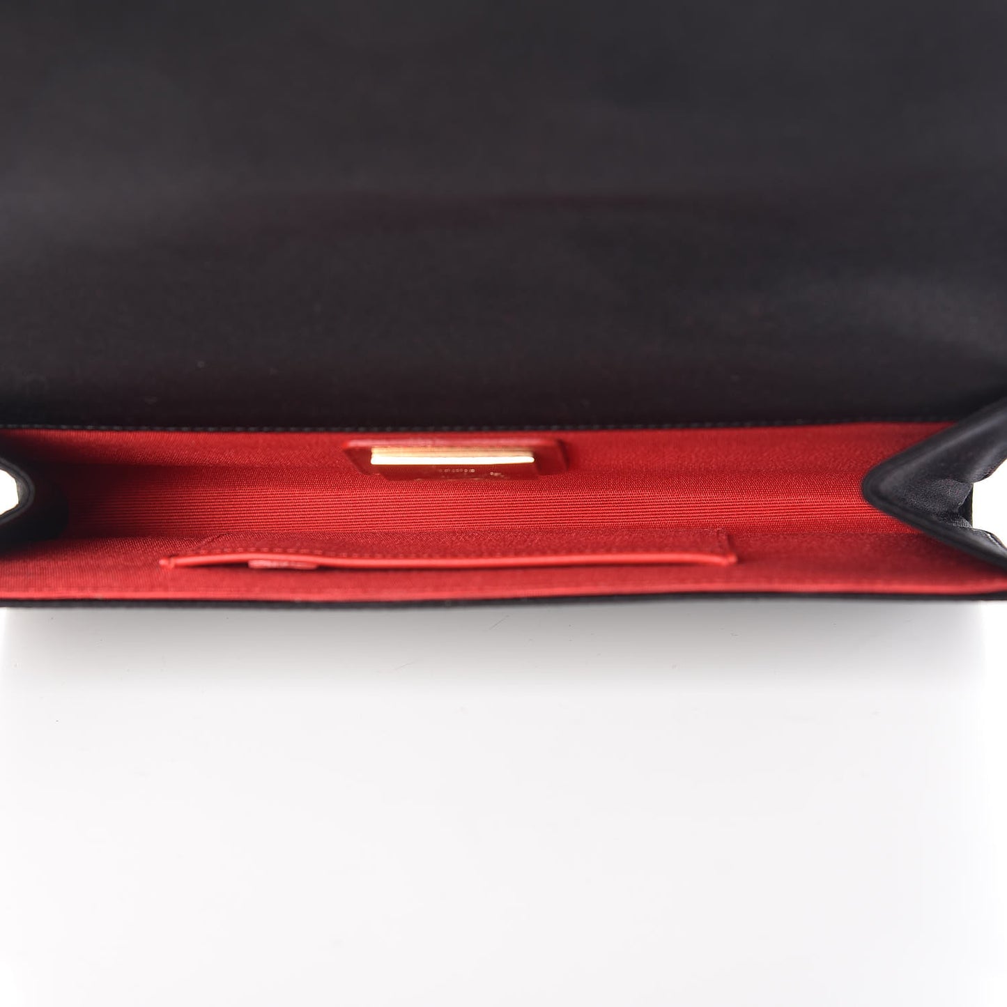 Satin Strass Alice Clutch Black