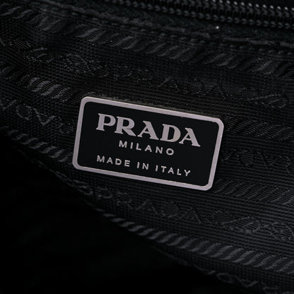 Prada Nylon Vela Cinch Backpack Black 6 of 14