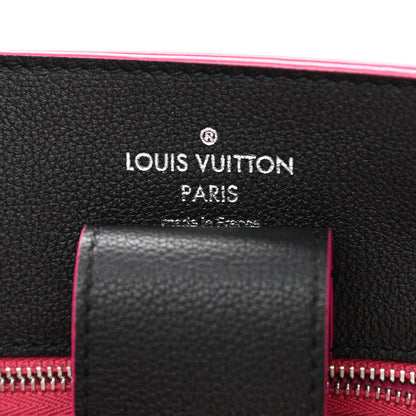 Louis Vuitton Calfskin Lockme Bucket Black 6 of 8