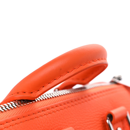 Louis Vuitton Grained Calfskin Aerogram Keepall XS Orange 12 of 12