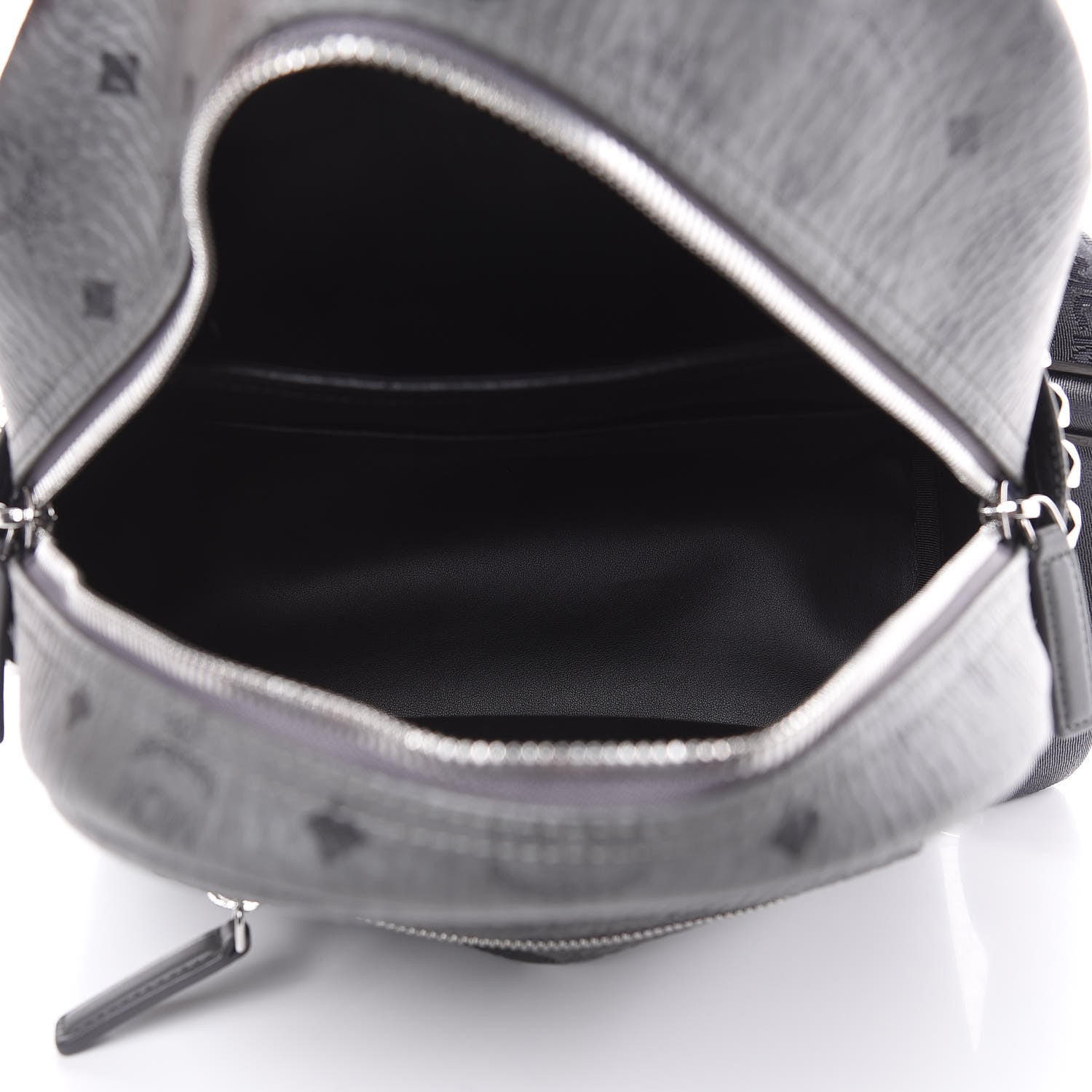 MCM Visetos Small Side Stud Stark Backpack Phantom Grey 5 of 9