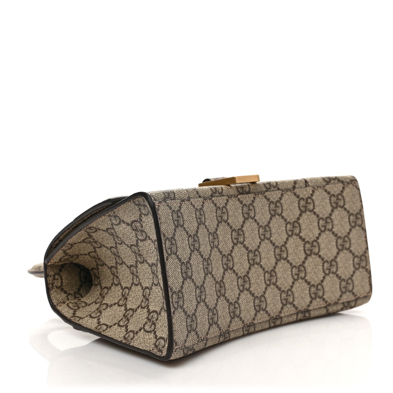 Balenciaga X GUCCI GG Supreme Monogram Small Hourglass Top Handle Bag Beige Ebony 4 of 8