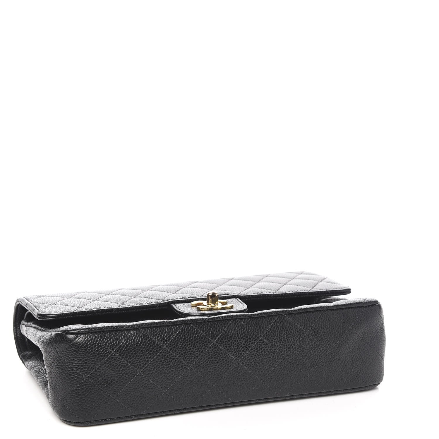 Chanel Caviar Quilted Medium Double Flap Black 3 of 9