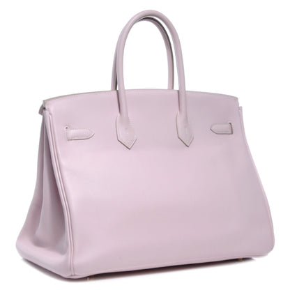 Hermes Swift Birkin 35 Rose Dragee 3 of 9