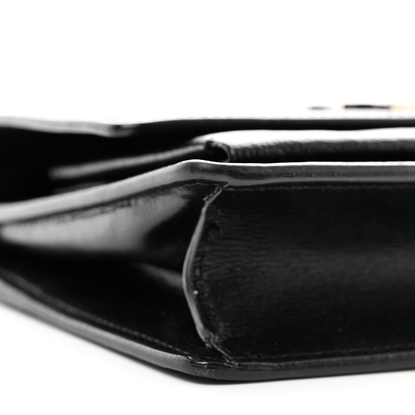 Calfskin Monogram Sunset Chain Wallet Sunset Black