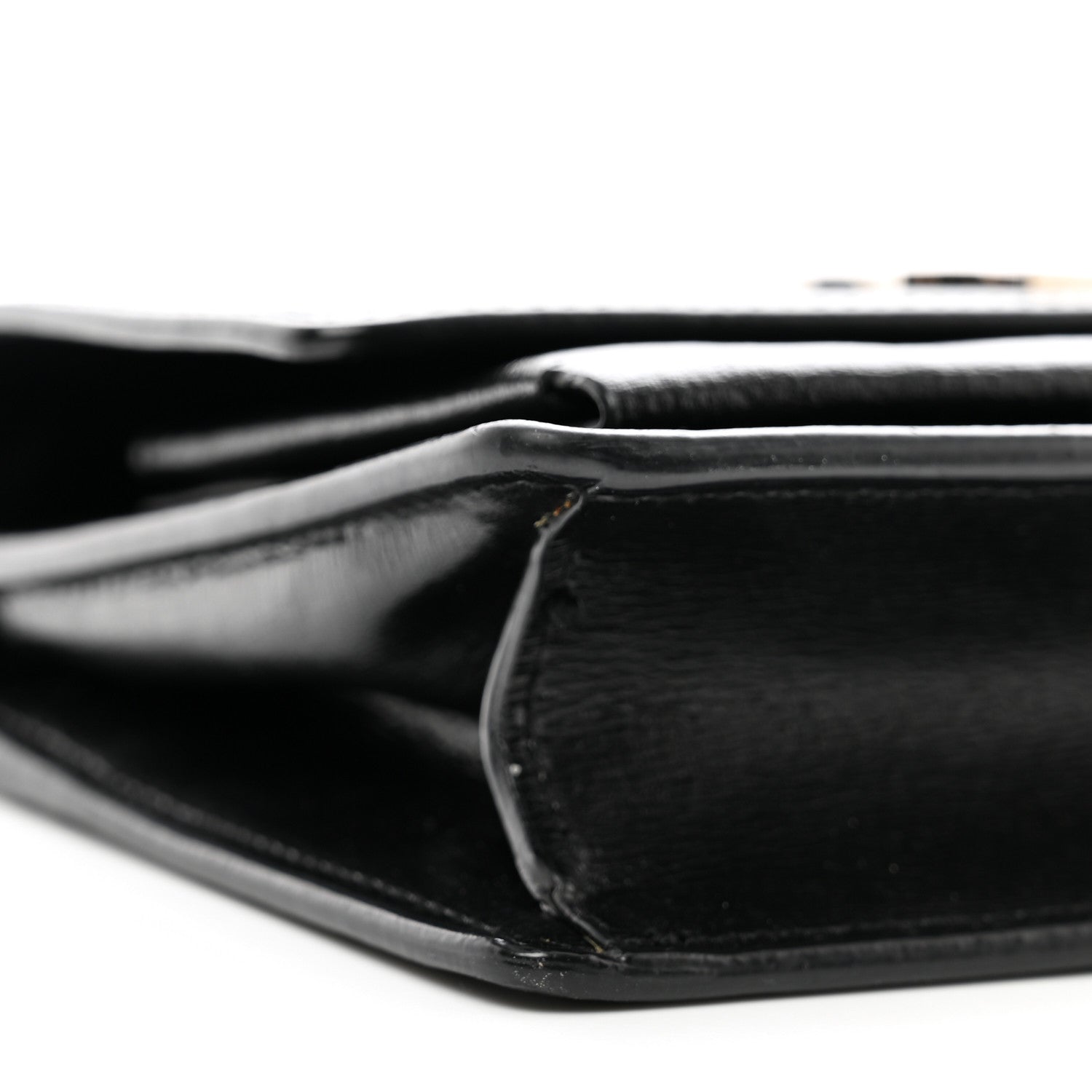 Saint Laurent Calfskin Monogram Sunset Chain Wallet Sunset Black 9 of 12