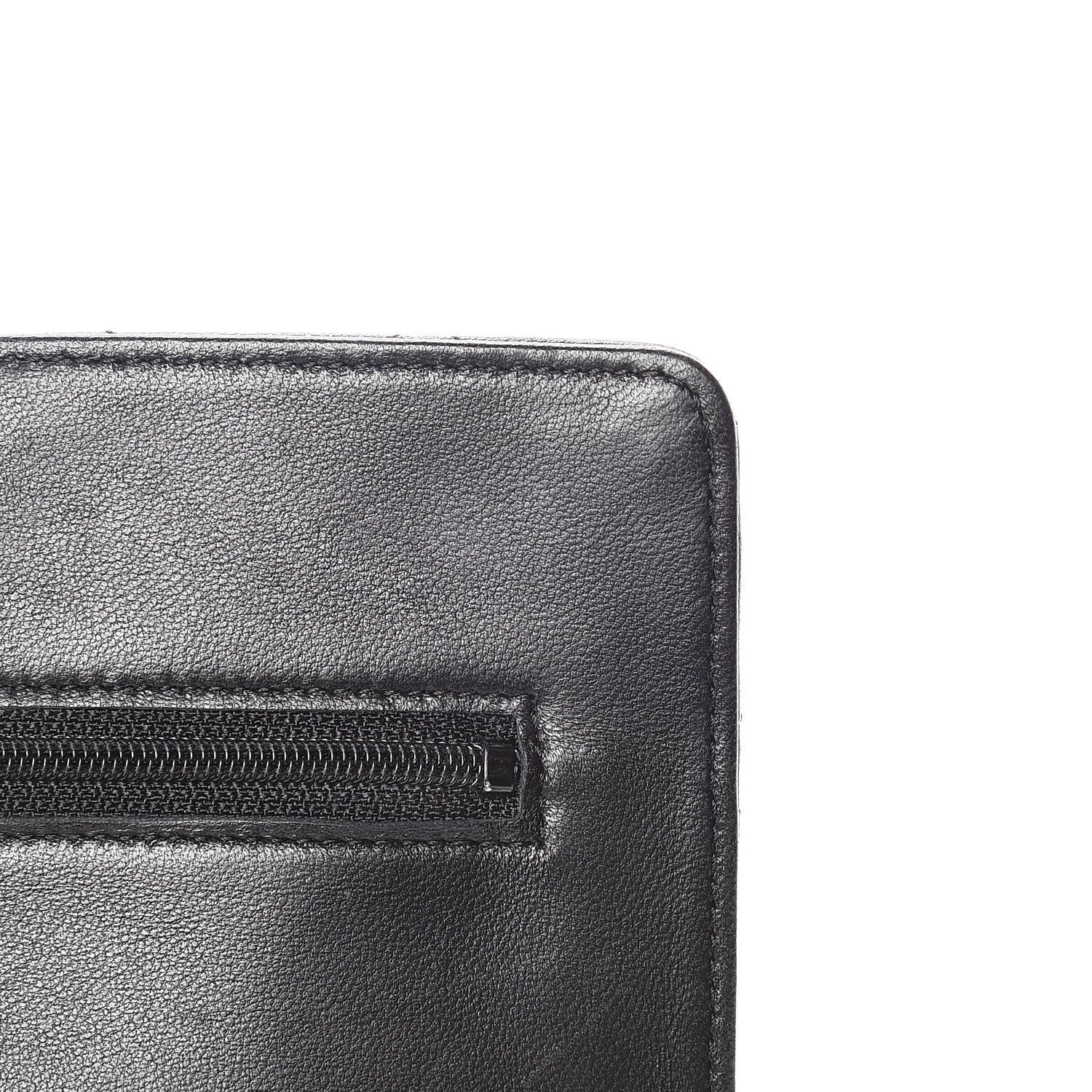 Chanel Lambskin Quilted Wallet On Chain WOC Black 13 of 18
