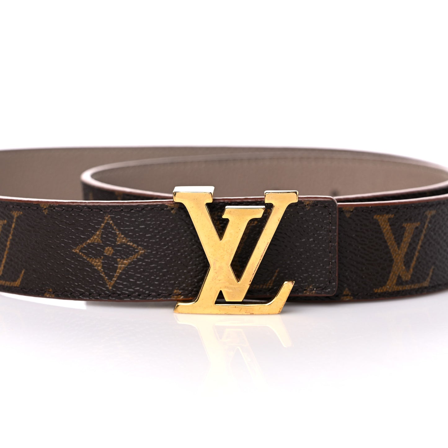 Calfskin Monogram 30mm LV Initiales Reversible Belt 85 34 Arizona