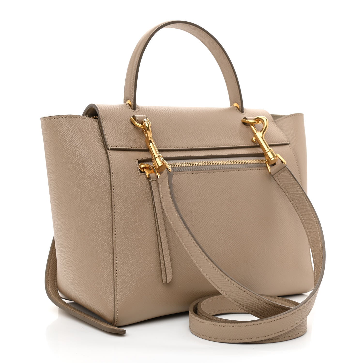 Celine Grained Calfskin Micro Belt Bag Light Taupe 3 of 10