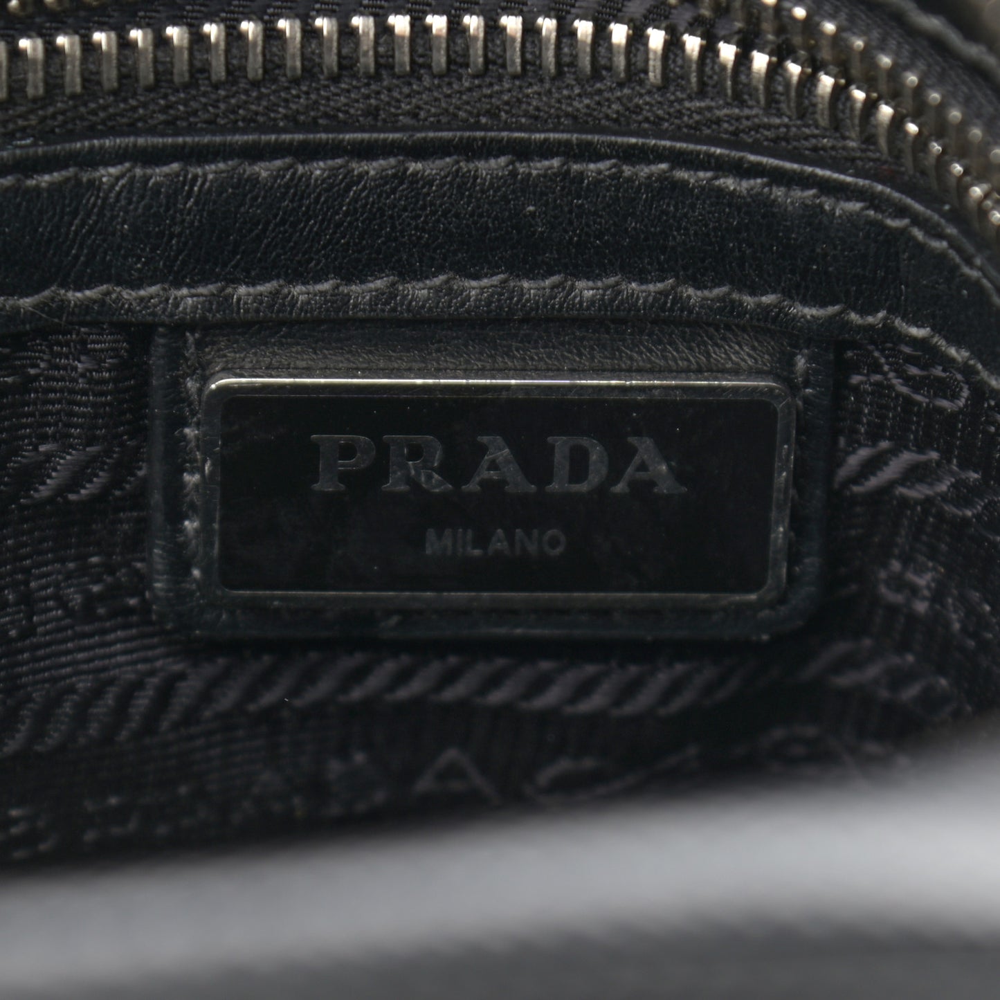 Saffiano Flat Messenger Bag Black
