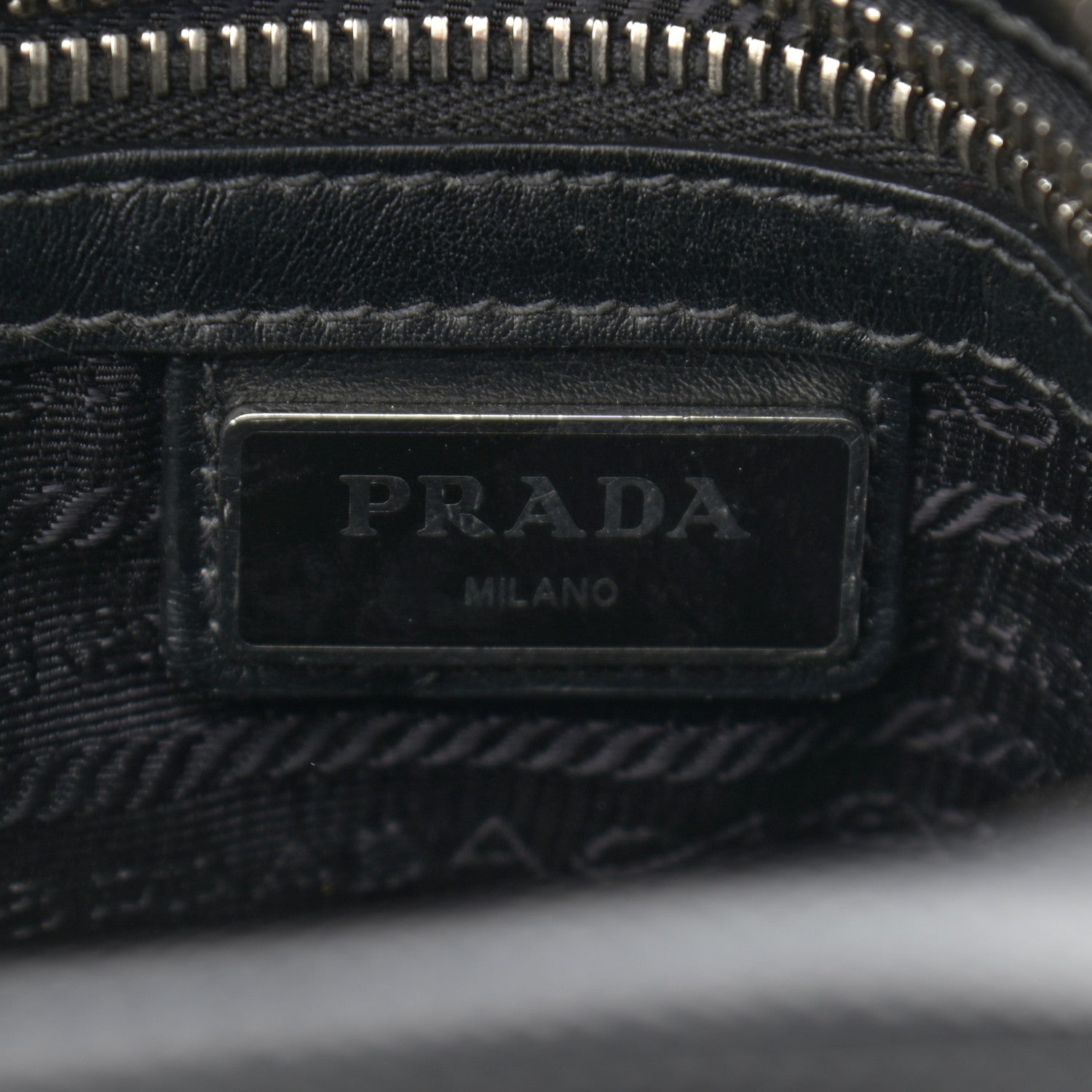 Prada Saffiano Flat Messenger Bag Black 5 of 11