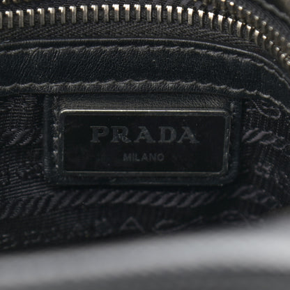 Prada Saffiano Flat Messenger Bag Black 5 of 11