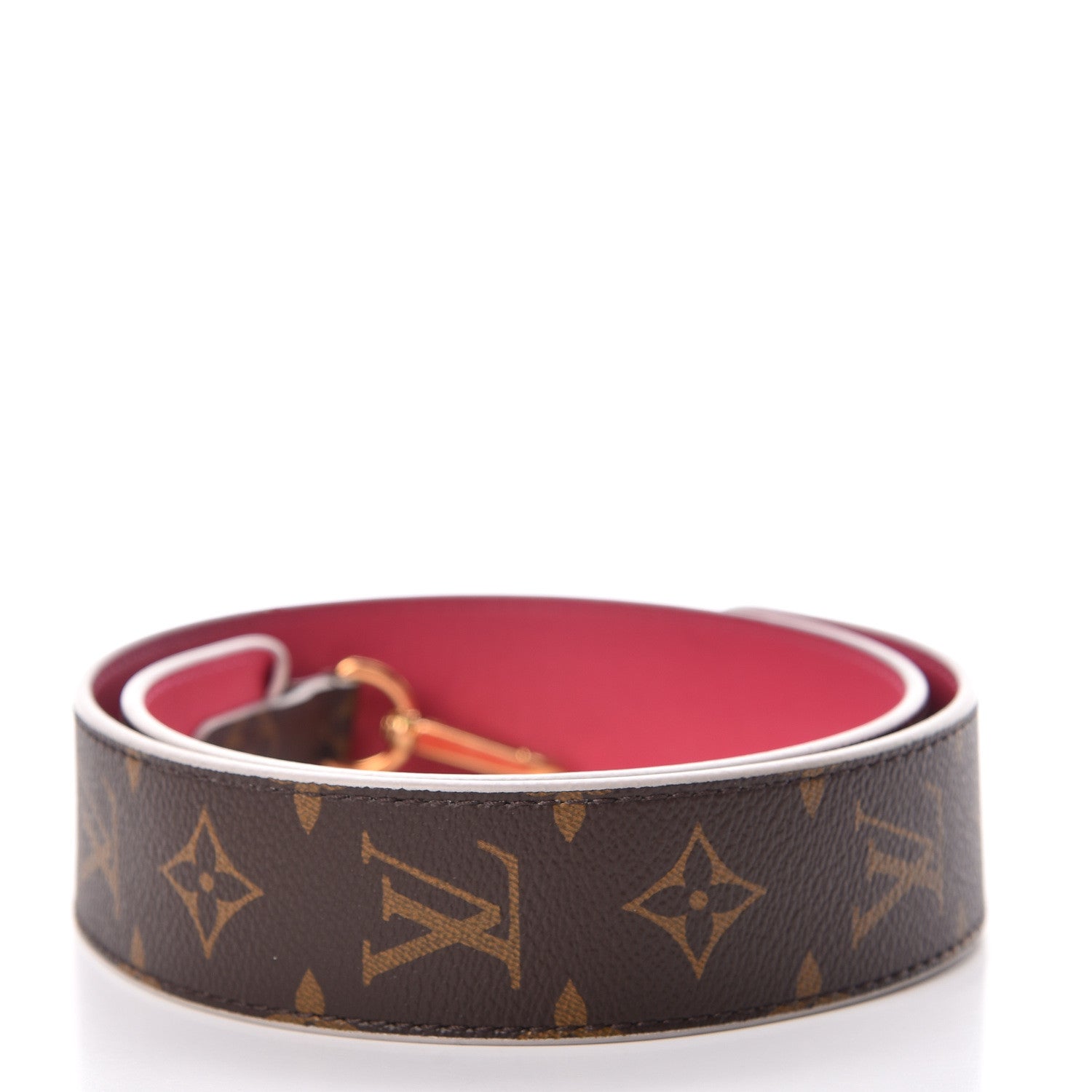 Louis Vuitton Monogram Bandouliere Shoulder Strap Hot Pink 2 of 5