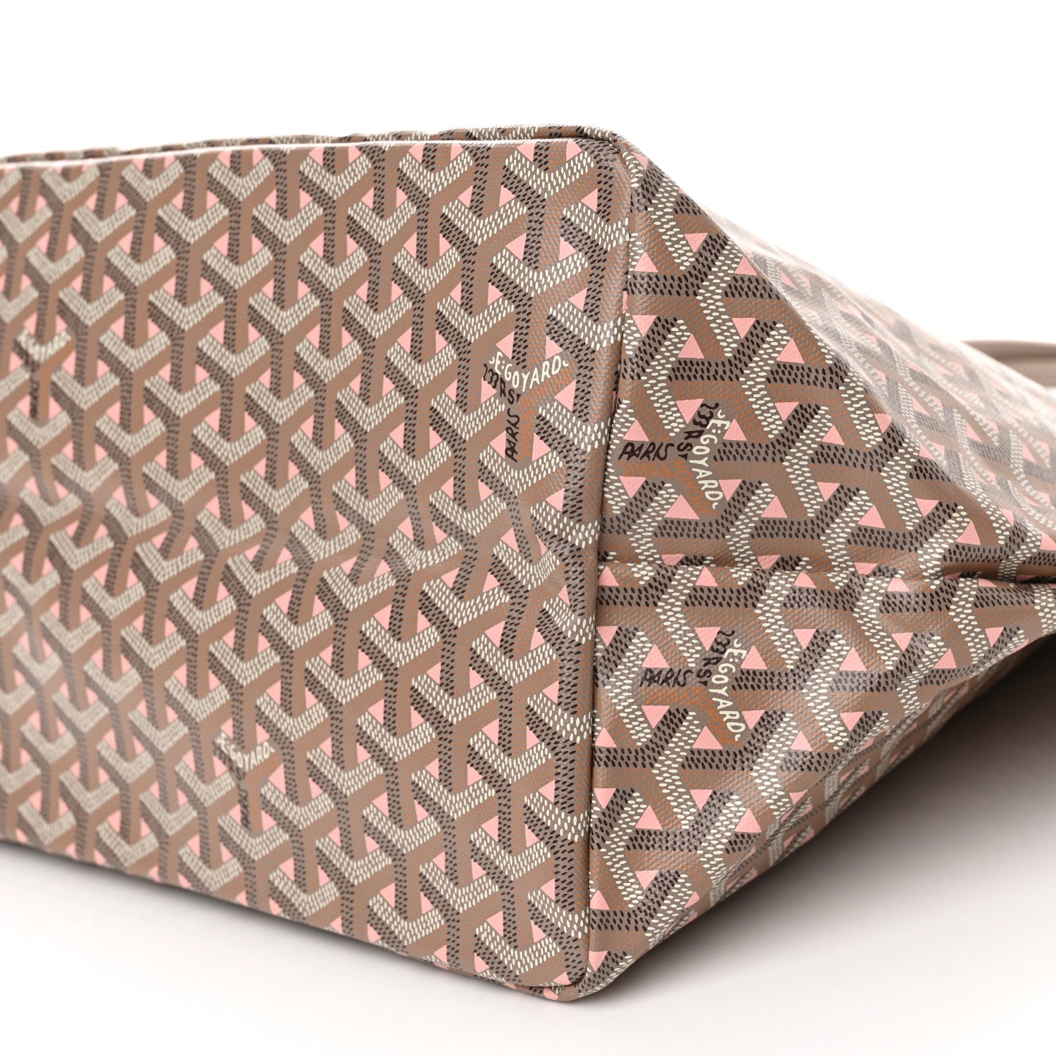 Goyard Goyardine Saint Louis Claire Voie GM Grege Powder Pink 11 of 11