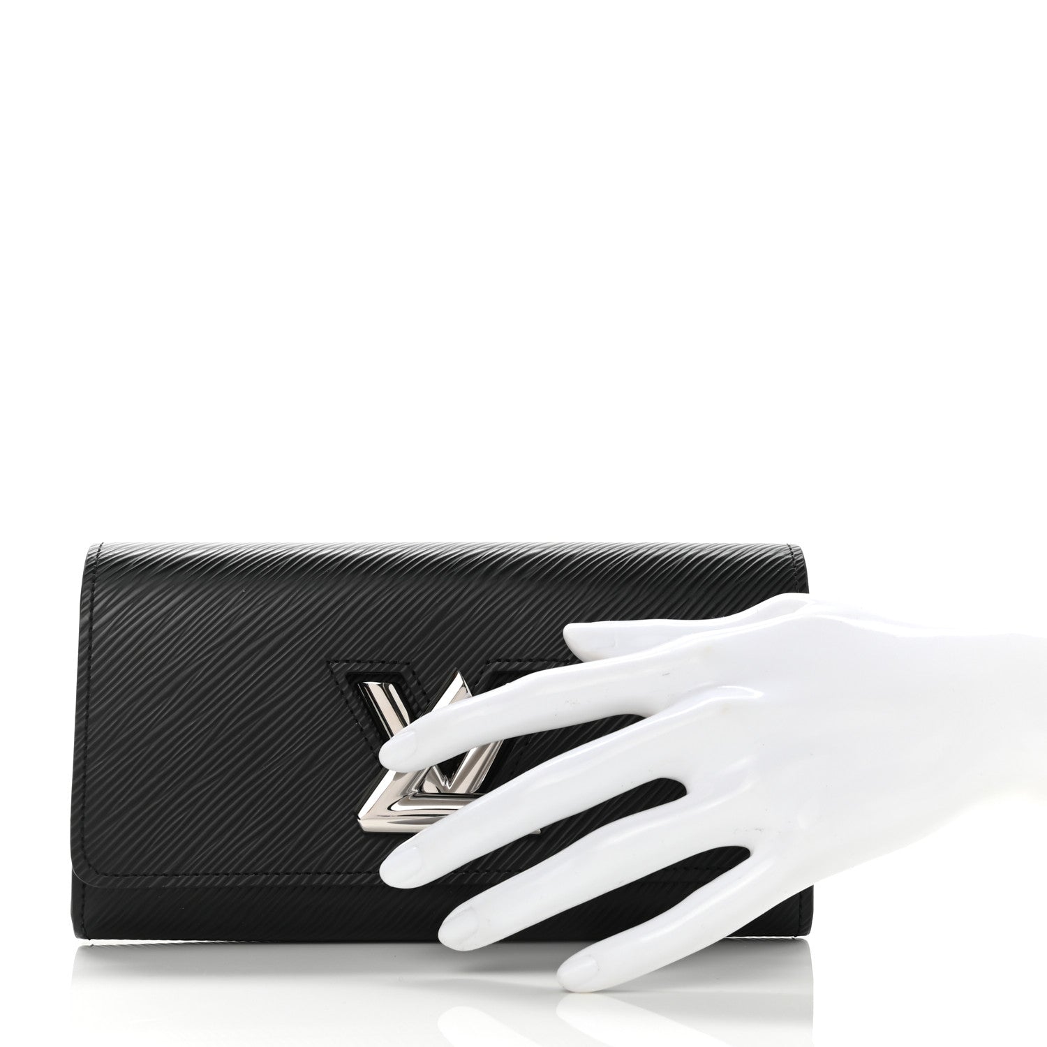 Louis Vuitton Epi Twist Wallet Black 2 of 8
