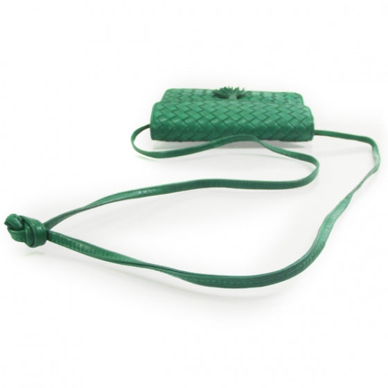 Woven Shoulder Bag Green