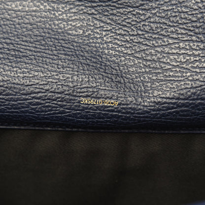 3.1 Phillip Lim 3.1 Textured Calfskin Medium Pashli Satchel Ink 7 of 12