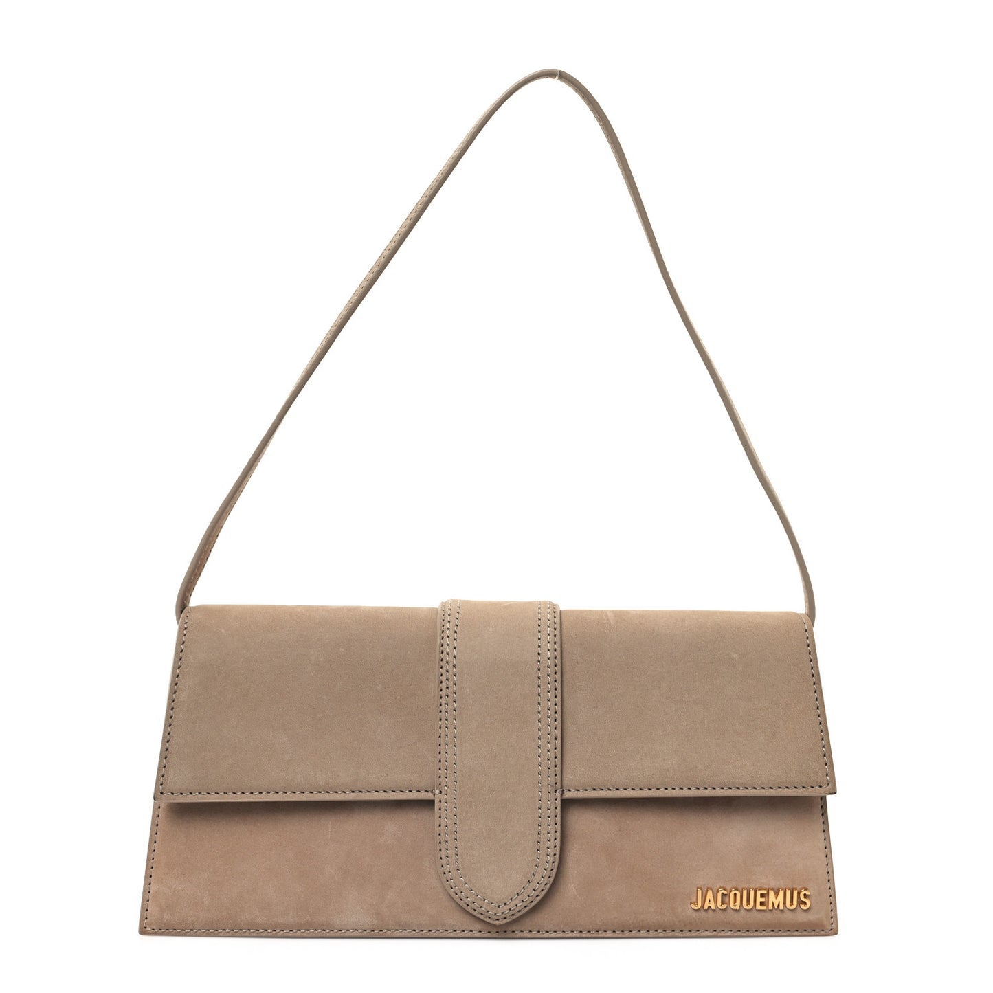 Suede Le Bambino Long Dark Beige