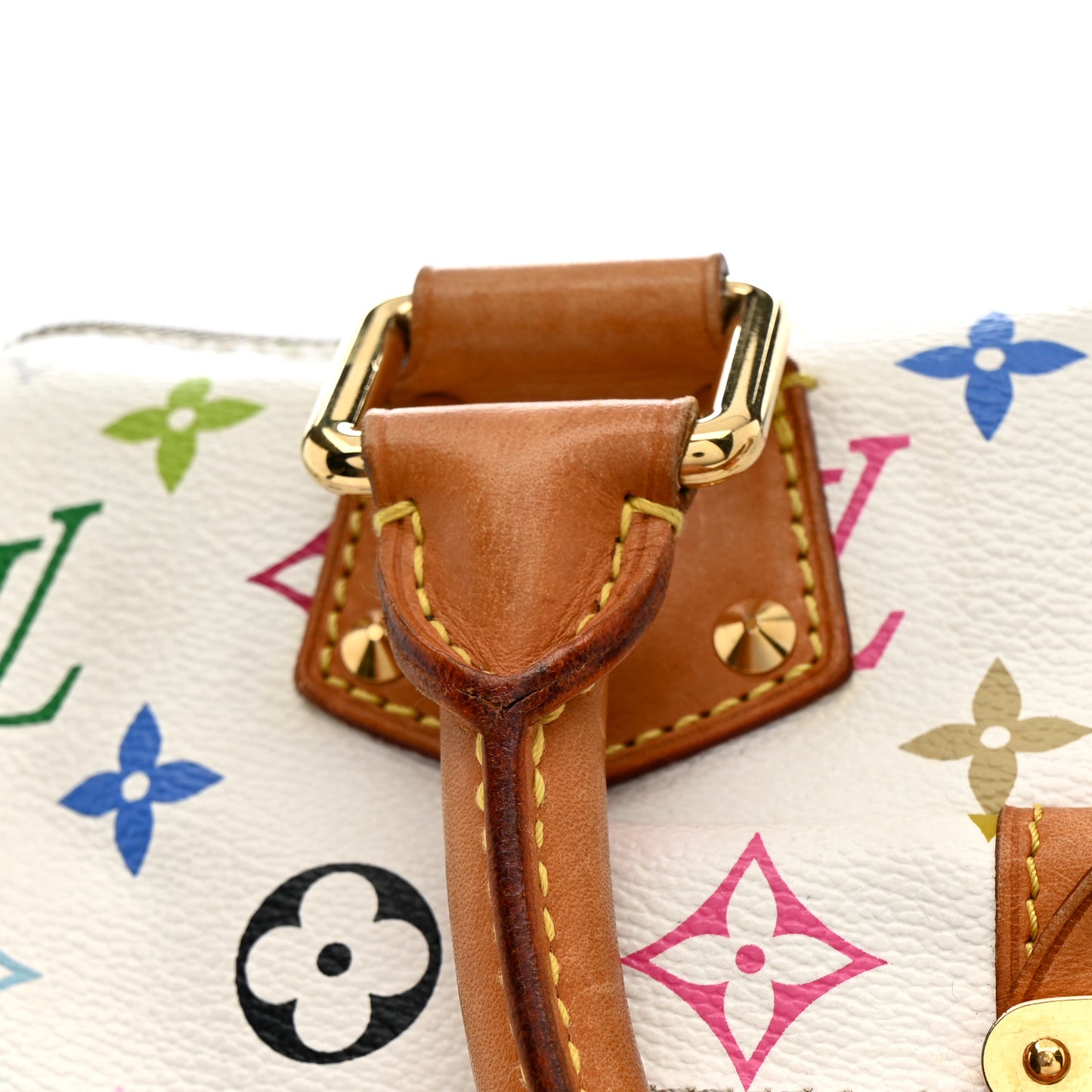 Monogram Multicolor Speedy 30 White