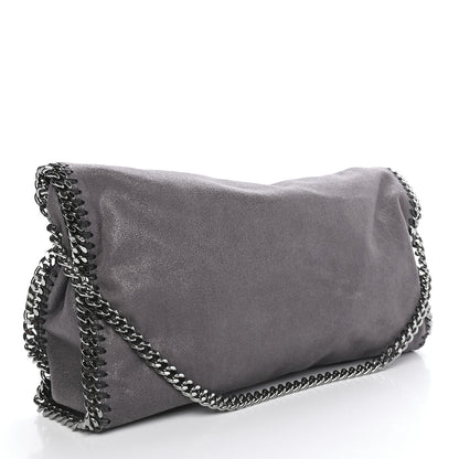 Stella McCartney Shaggy Deer Falabella Fold Over Tote Grey 2 of 8