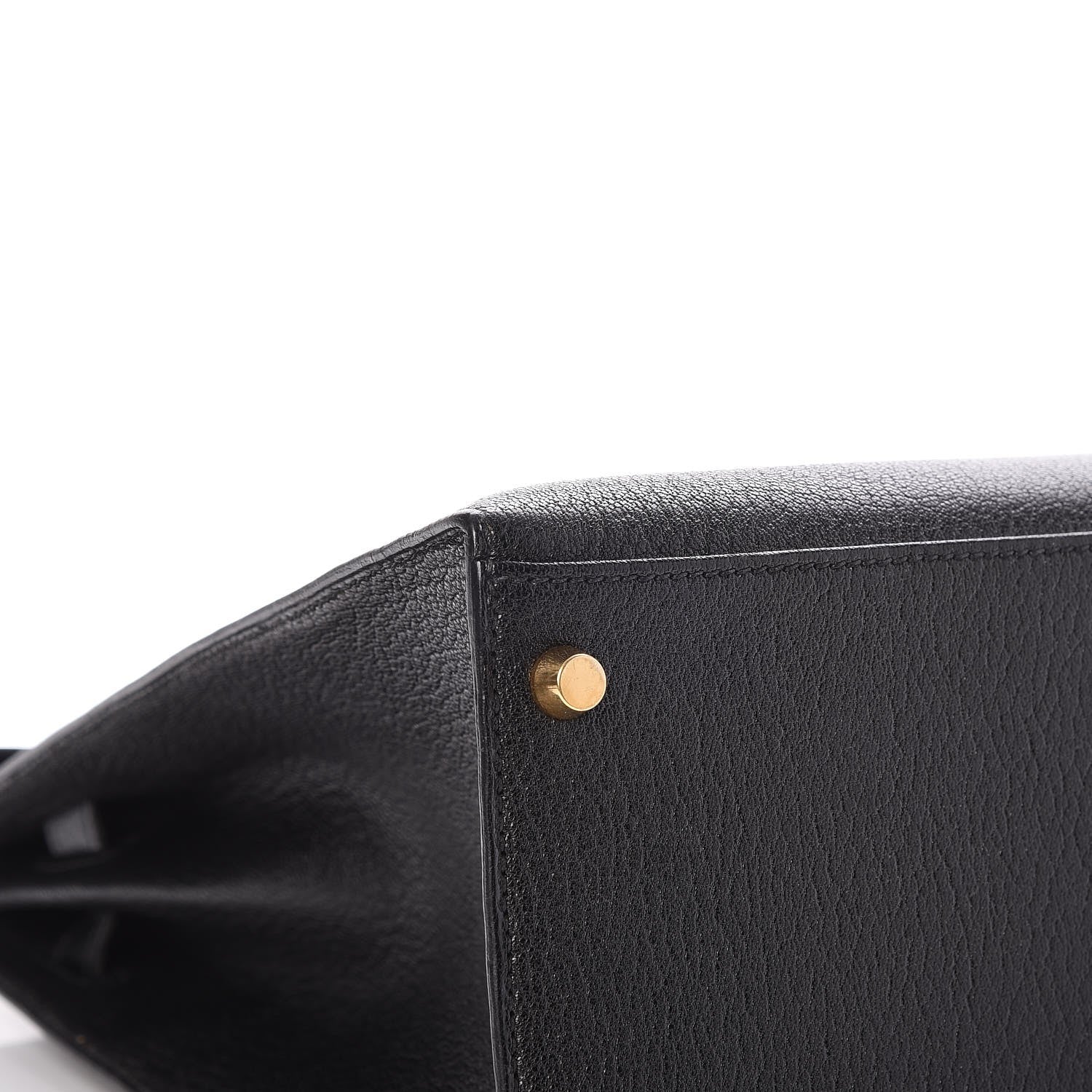 Hermes Chevre de Coromandel Kelly Sellier 35 Black 6 of 31