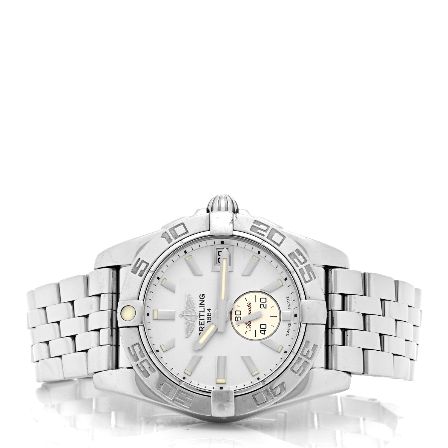Breitling Stainless Steel 36mm Galactic Automtic Watch A37330 2 of 5