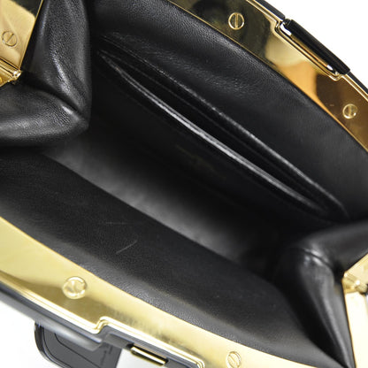 Louis Vuitton Patent Lambskin Fascination Lockit BB Black 6 of 8