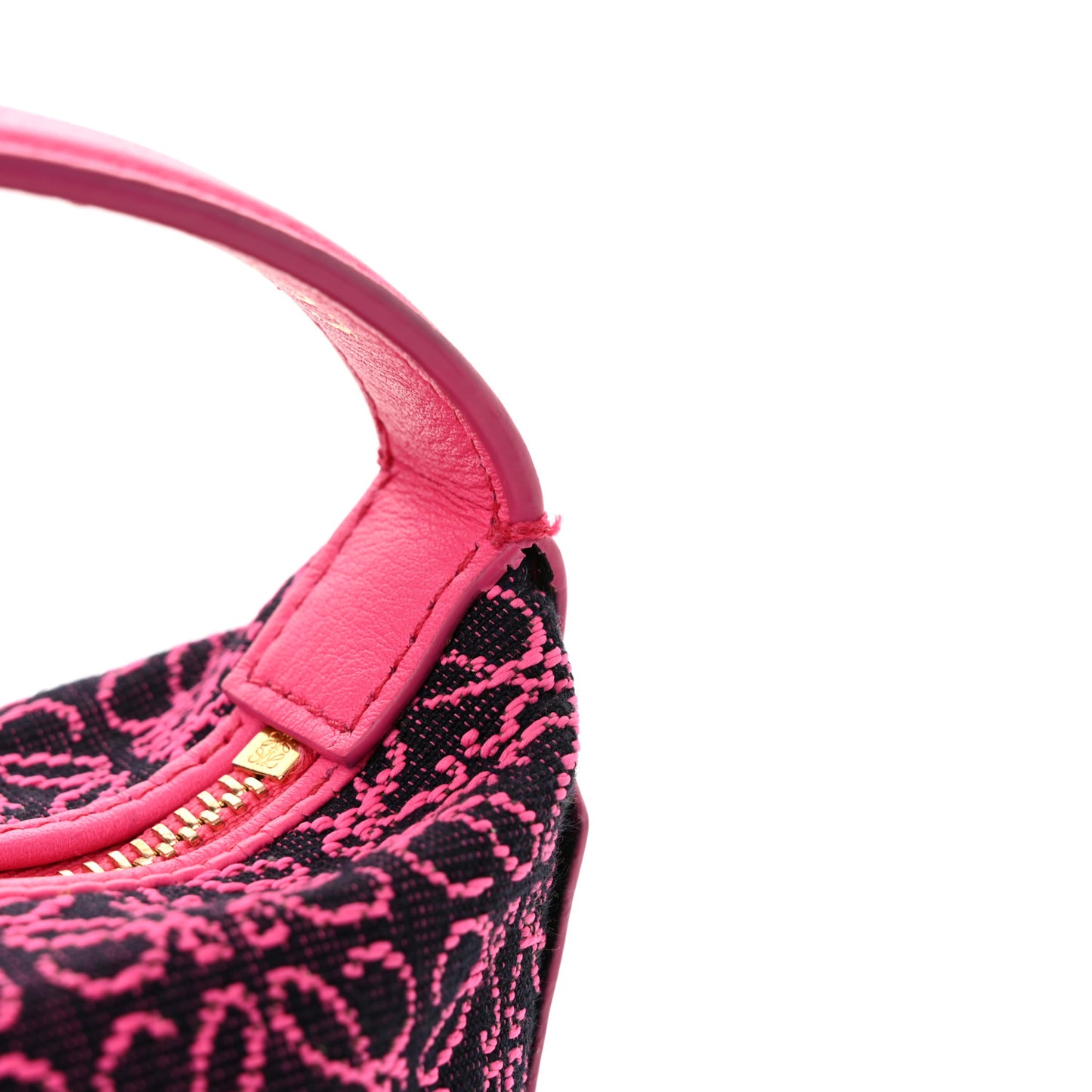 Jacquard Anagram Calfskin Small Cubi Bag Pink