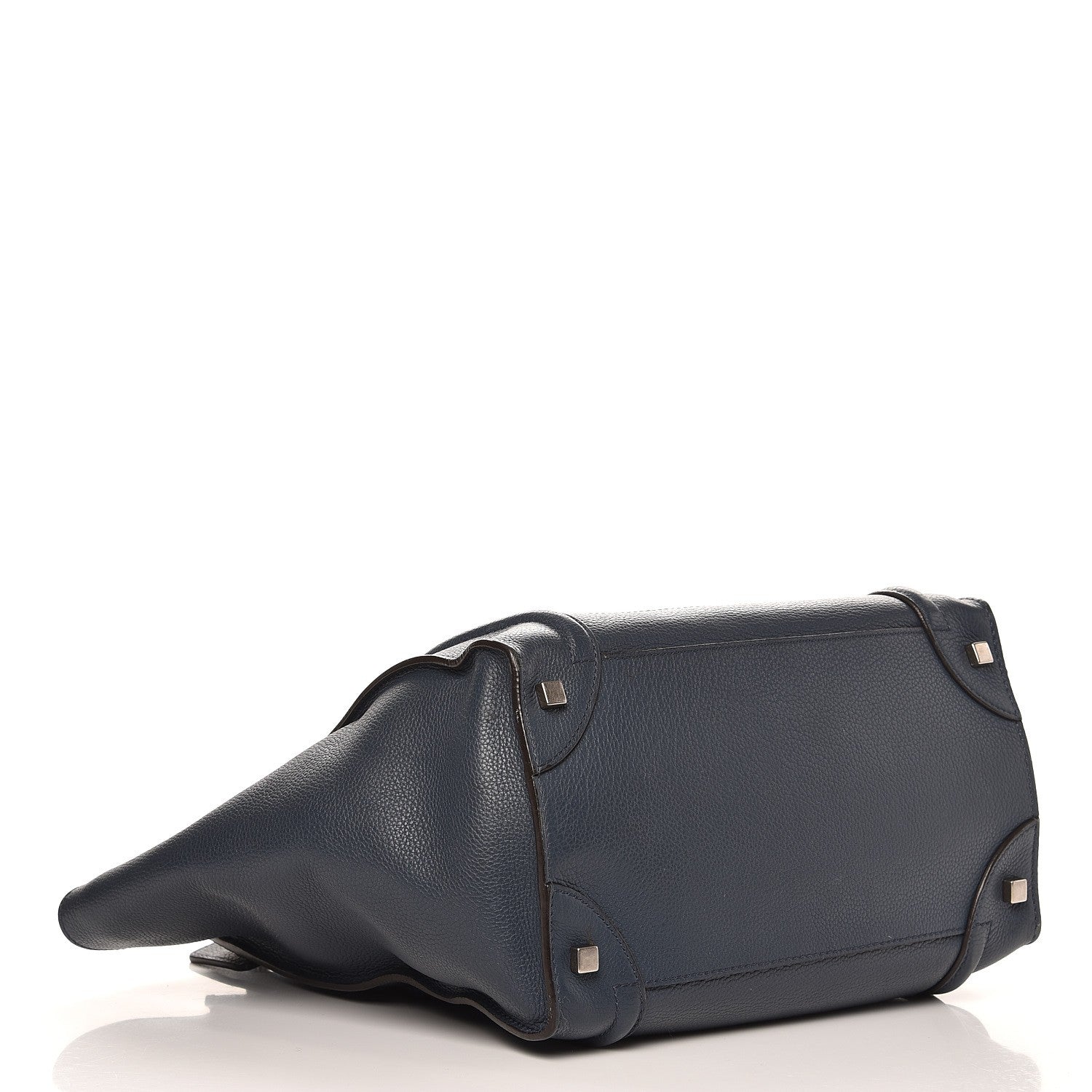 Celine Drummed Calfskin Mini Luggage Orage 4 of 15