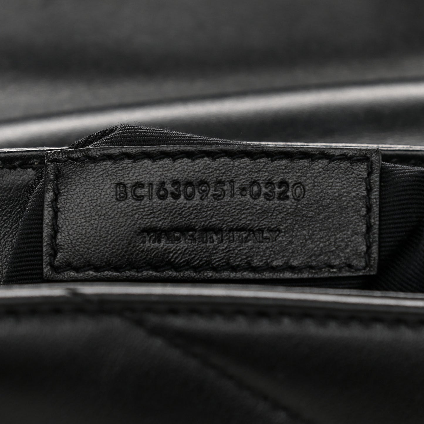 Calfskin Y Quilted Monogram Toy Loulou Crossbody Bag Black