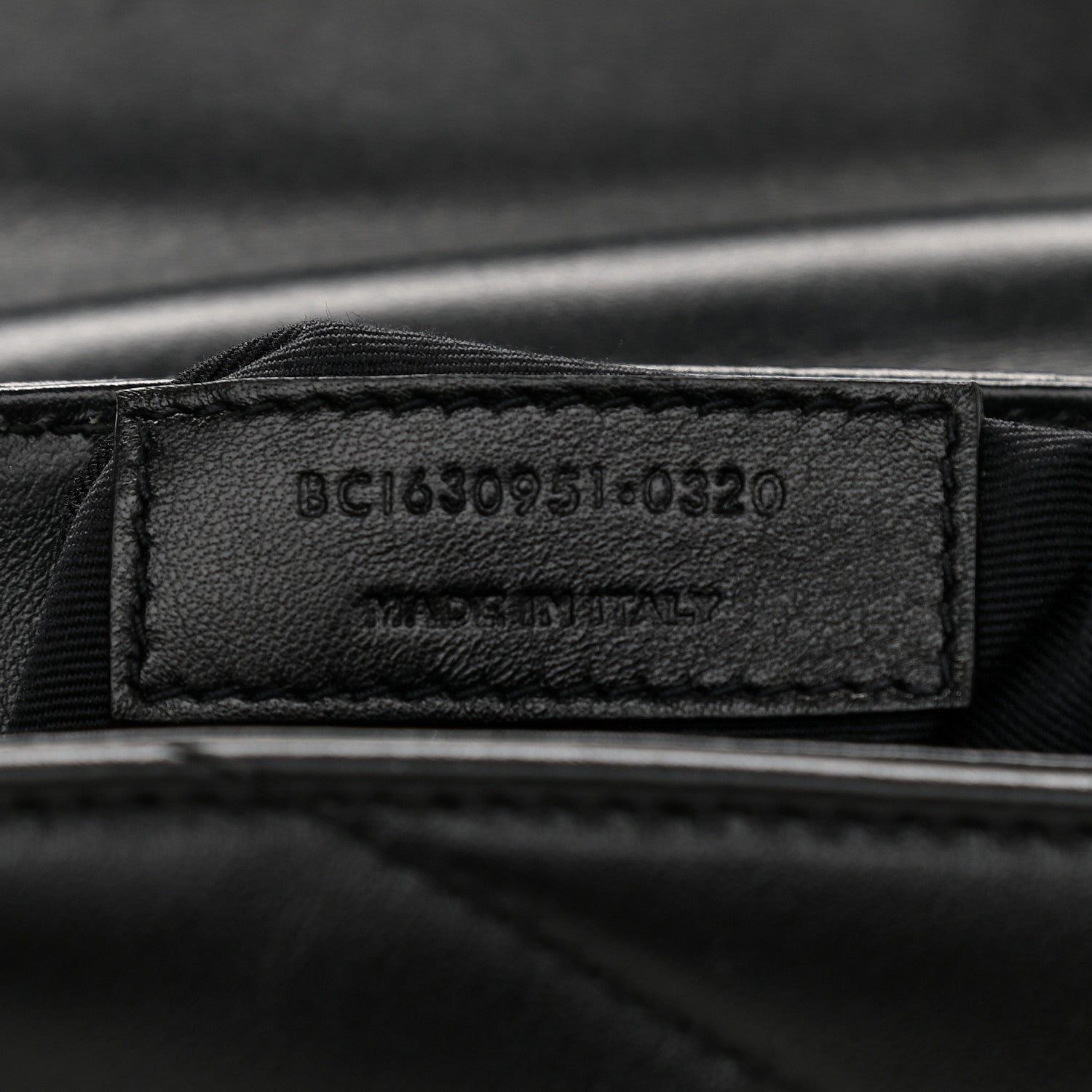 Saint Laurent Calfskin Y Quilted Monogram Toy Loulou Crossbody Bag Black 7 of 11