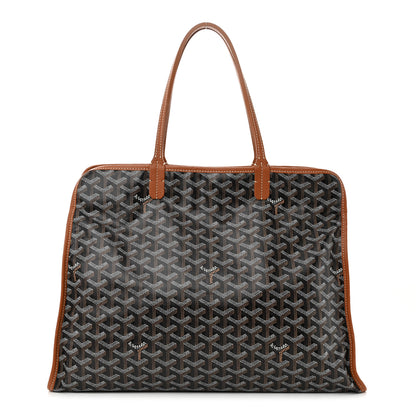 Goyard Goyardine Sac Hardy Pet Carrier PM Black Gold 1 of 12
