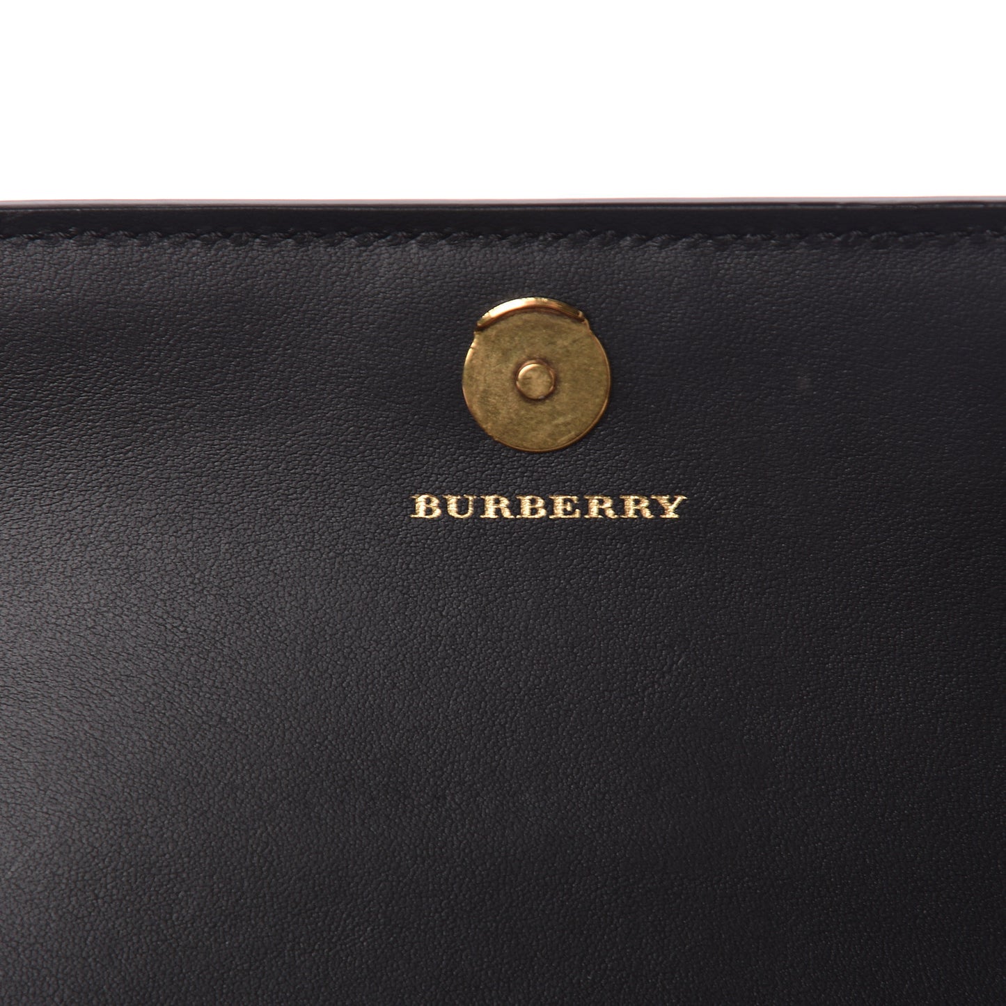 Vintage Check Henley Wallet On Chain Black