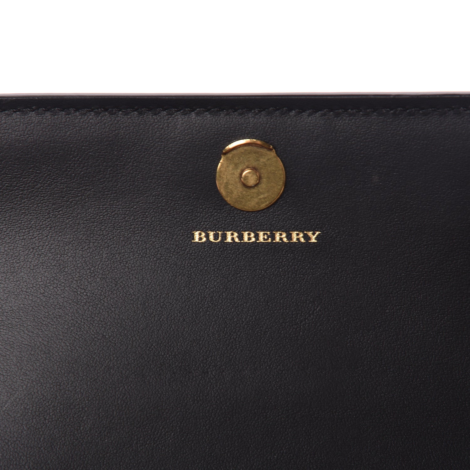 Burberry Vintage Check Henley Wallet On Chain Black 6 of 11