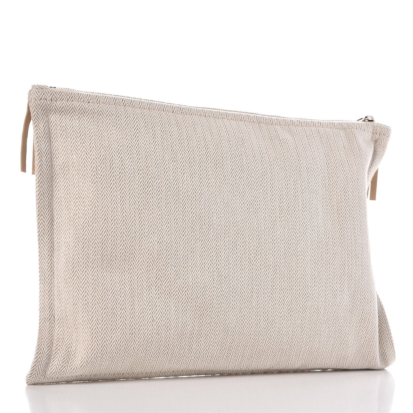 Toile Velvet Lambskin Tipi Print Flat Case Beige Coyote