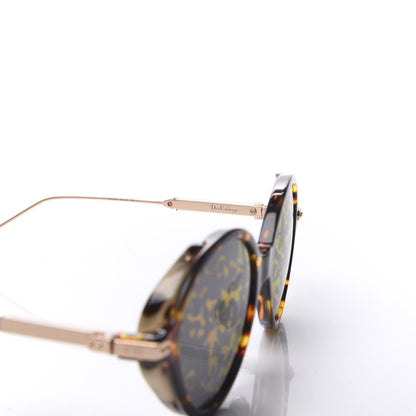 Christian Dior Acetate Leaf Print Umbrage Round Sunglasses Pink Foliage 5 of 9