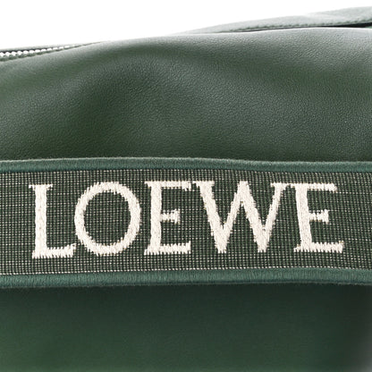 Loewe Supple Smooth Calfskin Jacquard Cubi Crossbody Bag Green 9 of 12