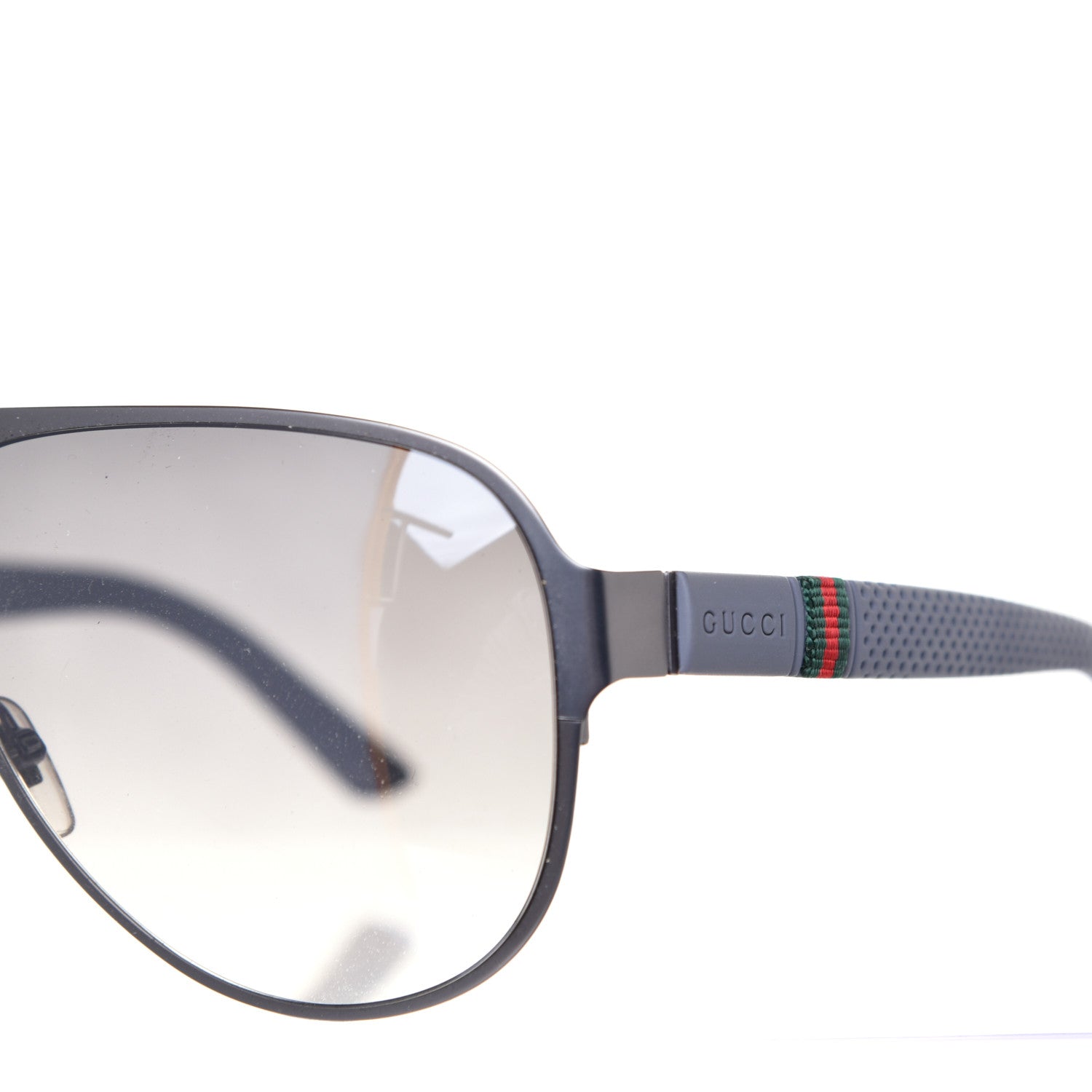 Gucci Web Aviator Sunglasses GG 2252S Grey 7 of 8