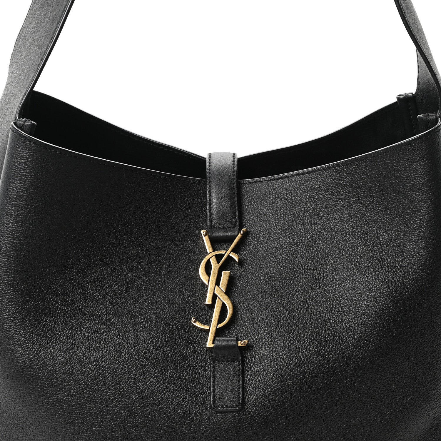 Saint Laurent Supple Calfskin Large Le 5 A 7 Soft Hobo Black 7 of 9