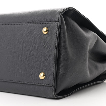 Salvatore Ferragamo Saffiano Large Beky Tote Gray 11 of 12