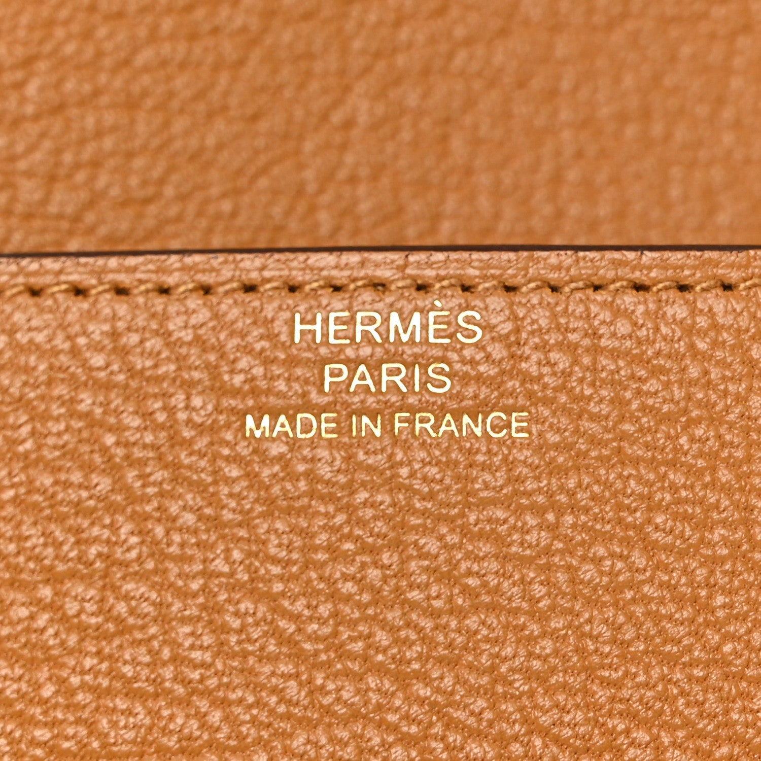 Hermes Chevre Mysore Roulis Slim Wallet Caramel 7 of 9