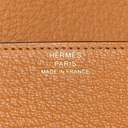 Hermes Chevre Mysore Roulis Slim Wallet Caramel 7 of 9