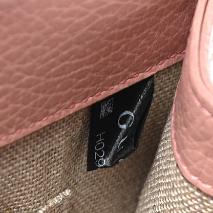 Gucci Dollar Calfskin Small Interlocking G Shoulder Bag Soft Pink 8 of 13