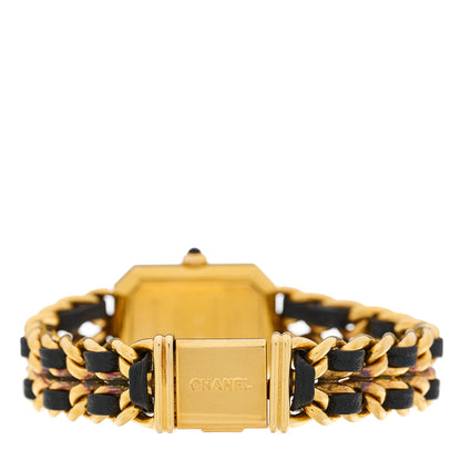 Chanel Stainless Steel Lambskin 20mm Chain Premiere Quartz Watch Gold 3 of 4
